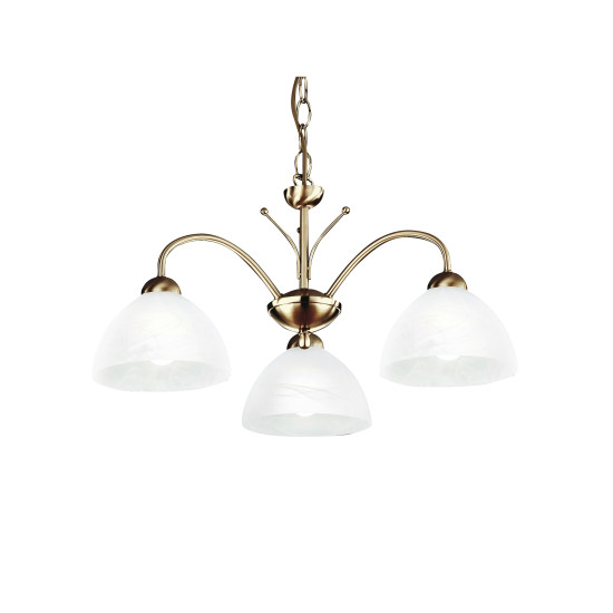 Searchlight MILANESE sárgaréz csillár (SL-1133-3AB) E14 3 izzós