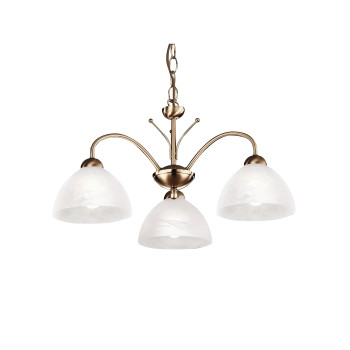 Searchlight Milanese sárgaréz csillár (SL-1133-3AB) E14 3 izzós IP20