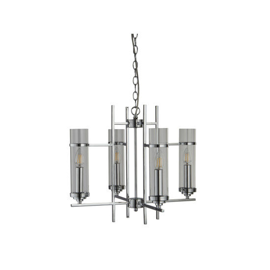 Searchlight MILO króm függesztett lámpa (SL-3094-4CC) E14 4 izzós