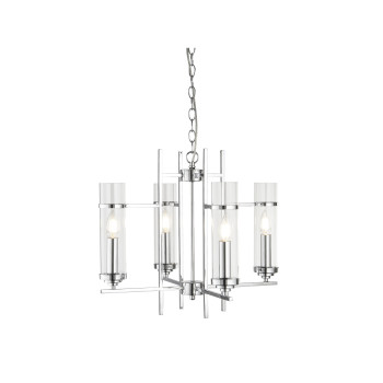 Searchlight Milo króm csillár (SL-3094-4CC) E14 4 izzós IP20