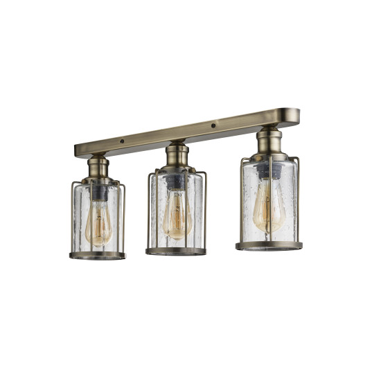 Searchlight Pipes sárgaréz mennyezeti lámpa (SL-1263-3AB) E27 3 izzós IP20