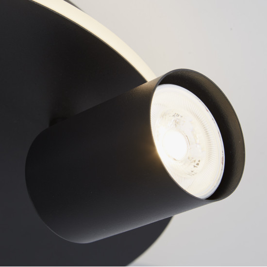 Searchlight San Diego fekete-fehér LED mennyezeti spotlámpa (SL-77230-3BK) GU10+LED 3 izzós IP20