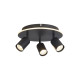 Searchlight San Diego fekete-fehér LED mennyezeti spotlámpa (SL-77230-3BK) GU10+LED 3 izzós IP20