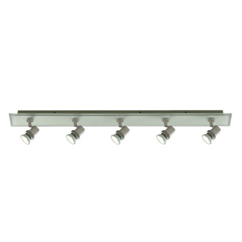 Searchlight Top Hat ezüst mennyezeti spotlámpa (SL-7845-5) GU10 5 izzós IP20