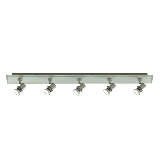 Searchlight Top Hat ezüst mennyezeti spotlámpa (SL-7845-5) GU10 5 izzós IP20