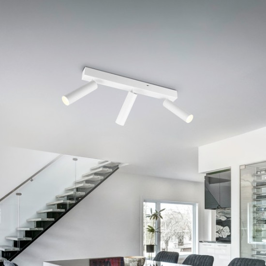 Trio Ambala fehér LED mennyezeti spotlámpa (TRI-849210331) LED 3 izzós IP20