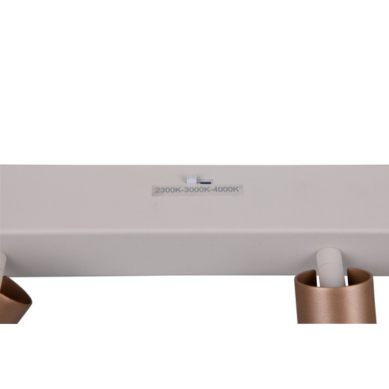 Trio Ambala barna LED mennyezeti spotlámpa (TRI-849210365) LED 3 izzós IP20