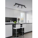 Trio Ambala fekete LED mennyezeti spotlámpa (TRI-849210432) LED 4 izzós IP20