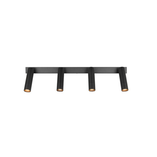 Trio Ambala fekete LED mennyezeti spotlámpa (TRI-849210432) LED 4 izzós IP20