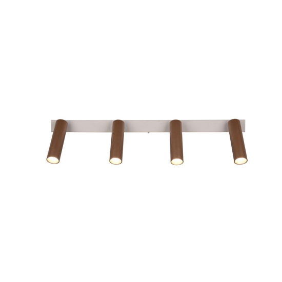 Trio Ambala barna LED mennyezeti spotlámpa (TRI-849210465) LED 4 izzós IP20