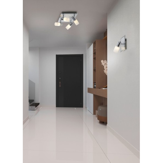 Trio Clapton króm LED mennyezeti spotlámpa (TRI-821430405) LED 4 izzós IP20