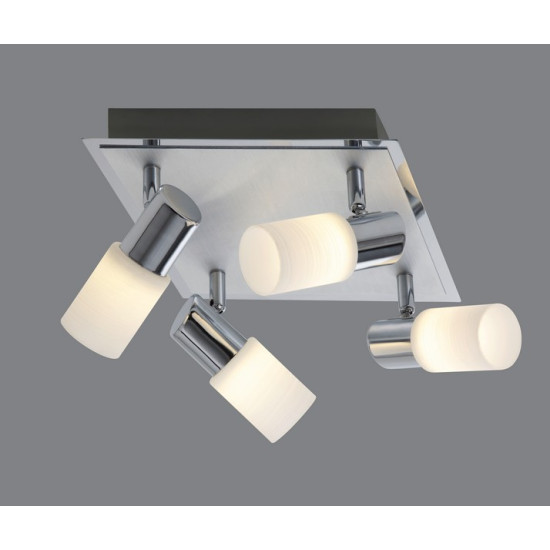 Trio Clapton króm LED mennyezeti spotlámpa (TRI-821430405) LED 4 izzós IP20