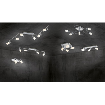 Trio Clapton króm LED mennyezeti spotlámpa (TRI-821470205) LED 2 izzós IP20