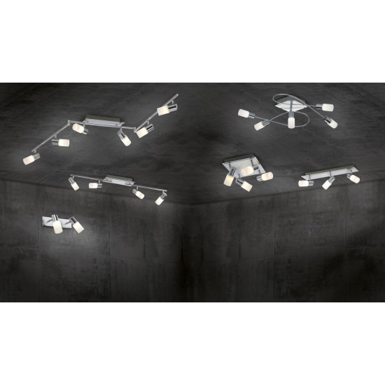 Trio Clapton króm LED mennyezeti spotlámpa (TRI-821470205) LED 2 izzós IP20