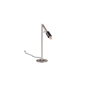 Trio Ikaris matt nikkel-fekete LED asztali lámpa (TRI-555310107) LED 1 izzós IP20