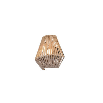 Trio Lira fekete-natúr hordozható LED fali lámpa (TRI-R25991126) LED 1 izzós IP20