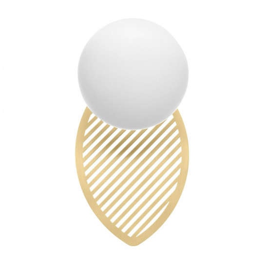 UMMO Lighting Fyllo  sárgaréz-fehér vízvédett fali lámpa (UMM-FYB130S0) G9 1 izzós IP44