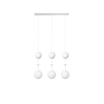 UMMO Lighting Oio  fehér függesztett lámpa (UMM-OIL311P0) G9 3 izzós IP20