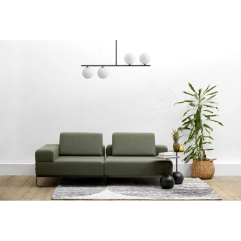 UMMO Lighting Suguri  fekete-fehér függesztett lámpa (UMM-SGA122R03) G9 4 izzós IP20