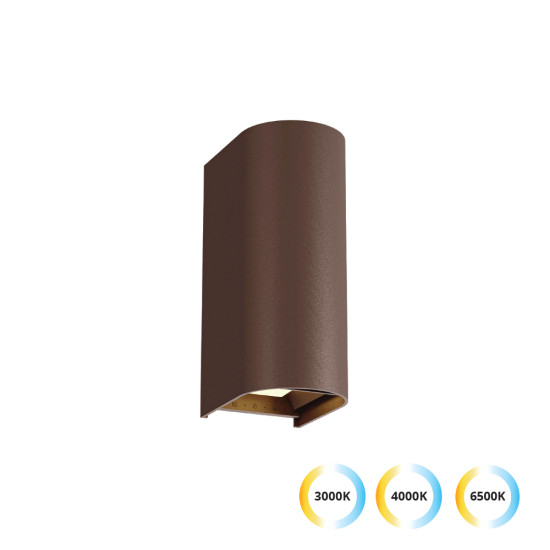 Viokef Azores barna LED kültéri falikar (VIO-4310002) LED 1 izzós IP65