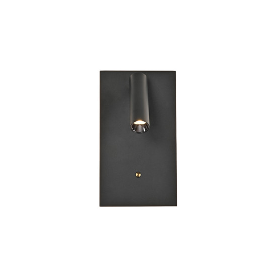 Viokef Bonny fekete LED fali olvasólámpa (VIO-4343800) LED 1 izzós IP20