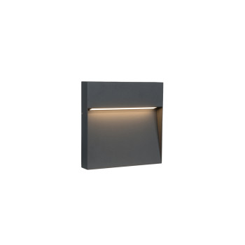 Viokef Lesa sötétszürke LED kültéri fali lámpa (VIO-4352200) LED 1 izzós IP65