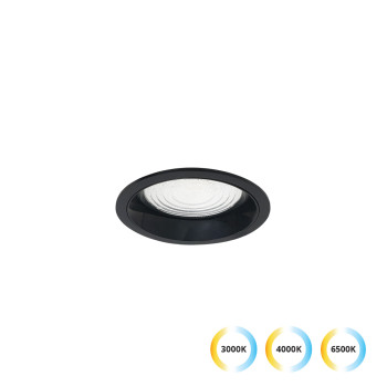 Viokef Luigi fekete LED mennyezetbe építhető spotlámpa (VIO-4334901) LED 1 izzós IP20