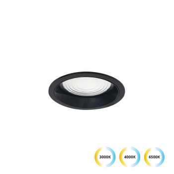 Viokef Luigi fekete LED mennyezetbe építhető spotlámpa (VIO-4335001) LED 1 izzós IP20