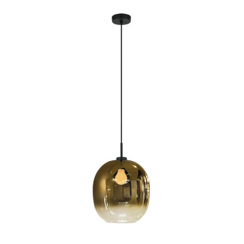 Viokef Mirror borostyán függesztett lámpa (VIO-4345501) E27 1 izzós IP20