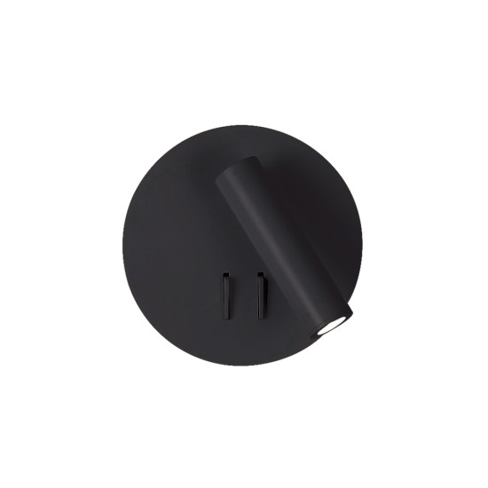 Viokef Moby fekete LED fali olvasólámpa (VIO-4188201) LED 1 izzós IP20