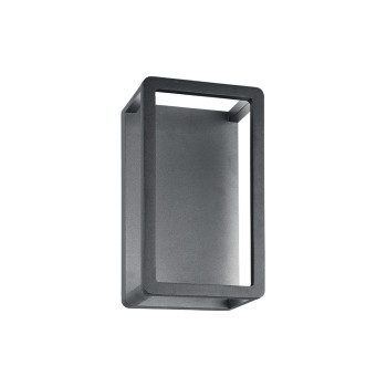 Viokef Nat sötétszürke LED kültéri fali lámpa (VIO-4309500) LED 1 izzós IP65