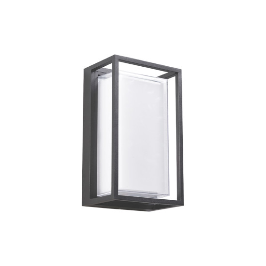 Viokef Nikao sötétszürke LED kültéri fali lámpa (VIO-4321900) LED 1 izzós IP65