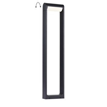 Viokef Randal sötétszürke LED kültéri állólámpa (VIO-4332600) LED 1 izzós IP65