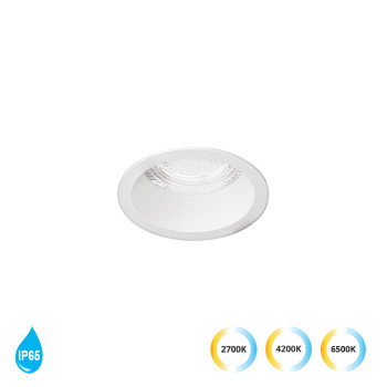 Viokef Ricky fehér LED mennyezetbe építhető spotlámpa (VIO-4335100) LED 1 izzós IP65