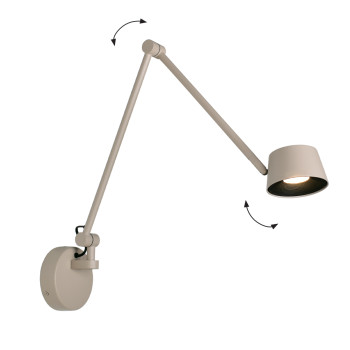Viokef Savina bézs LED falikar (VIO-4329601) LED 1 izzós IP20