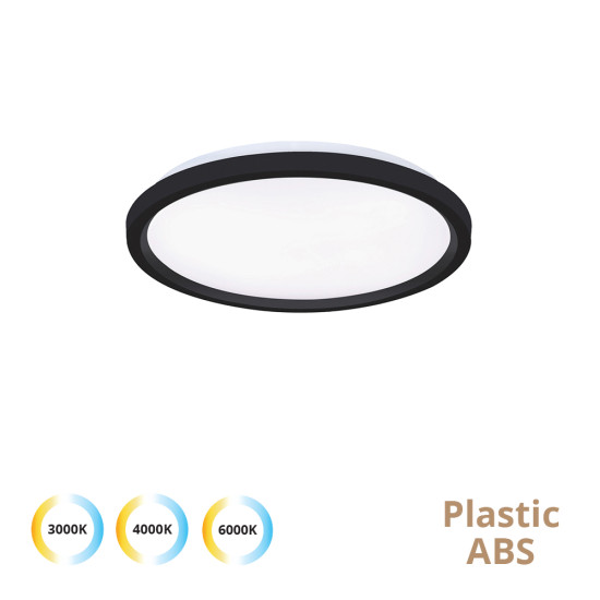 Viokef Serena fekete LED kültéri mennyezeti lámpa (VIO-4318000) LED 1 izzós IP20