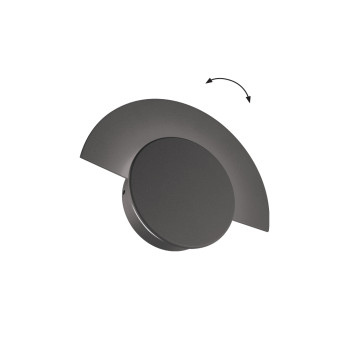 Viokef Sunrise sötétszürke LED kültéri fali lámpa (VIO-4352900) LED 1 izzós IP54