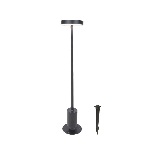 Viokef Tango sötétszürke LED kültéri leszúrható lámpa (VIO-4333000) LED 1 izzós IP54