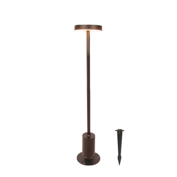 Viokef Tango rozsdabarna LED kültéri leszúrható lámpa (VIO-4333001) LED 1 izzós IP54