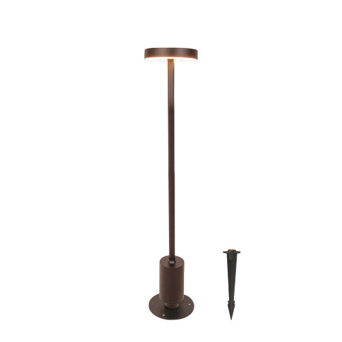 Viokef Tango rozsdabarna LED kültéri leszúrható lámpa (VIO-4333001) LED 1 izzós IP54