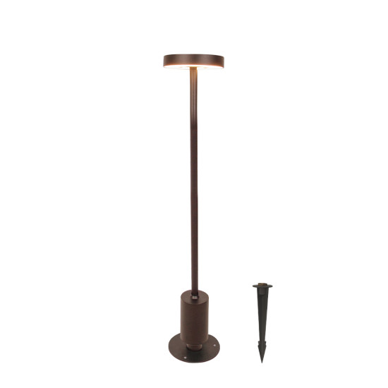 Viokef Tango rozsdabarna LED kültéri leszúrható lámpa (VIO-4333001) LED 1 izzós IP54