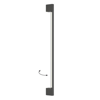 Viokef Tessa sötétszürke LED kültéri falikar (VIO-4317800) LED 1 izzós IP54