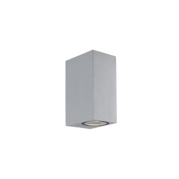 Viokef Tilos szürke kültéri falikar (VIO-4099402) GU10 2 izzós IP54
