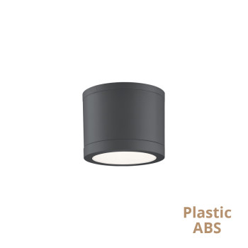 Viokef Tissu sötétszürke LED kültéri mennyezeti lámpa (VIO-4333300) LED 1 izzós IP65