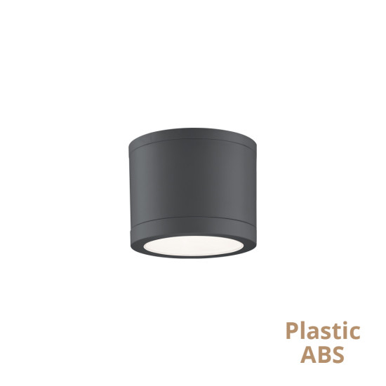 Viokef Tissu sötétszürke LED kültéri mennyezeti lámpa (VIO-4333300) LED 1 izzós IP65
