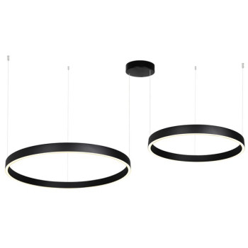 Zambelis  fekete-fehér LED függesztett lámpa (ZAM-25372) LED 1 izzós IP20