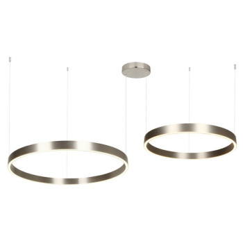 Zambelis  nikkel-fehér LED függesztett lámpa (ZAM-25373) LED 1 izzós IP20