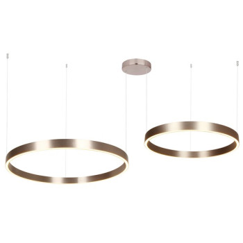 Zambelis  barna-fehér LED függesztett lámpa (ZAM-25374) LED 1 izzós IP20