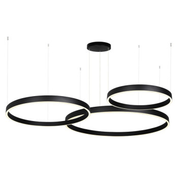 Zambelis  fekete-fehér LED függesztett lámpa (ZAM-25375) LED 1 izzós IP20