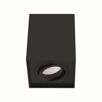 Maxlight Basic Square fekete mennyzeti lámpa (MAX-C0071) GU10 1 izzós IP20